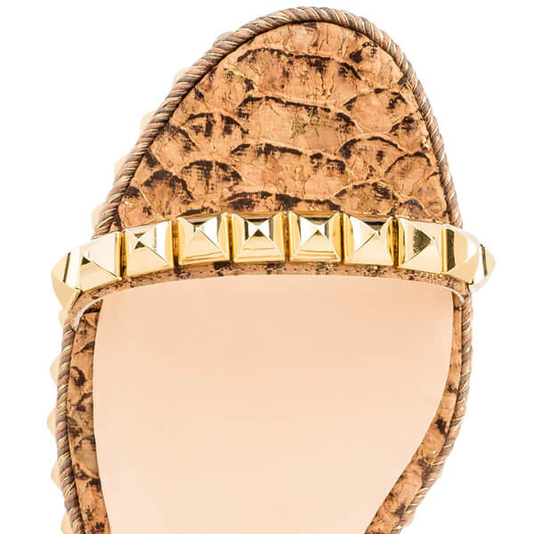 2016新色 ルブタン サンダルスーパーコピー  Cataclou Cork Ecorce 60mm【大人気】ルブタン靴コピー